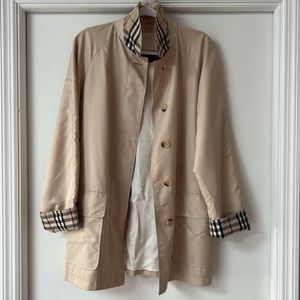 Burberry lined trench coat